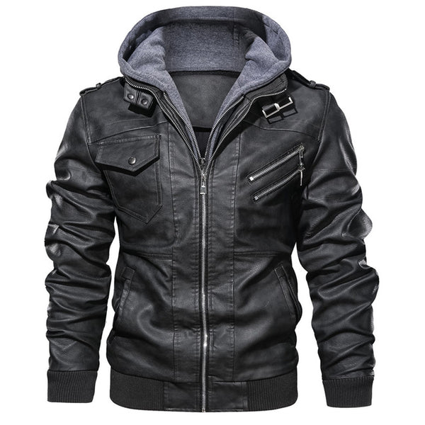 Mountainskin 2019 New Men's Leather Jackets Autumn Casual Motorcycle PU Jacket Biker Leather Coats Brand Clothing EU Size SA722