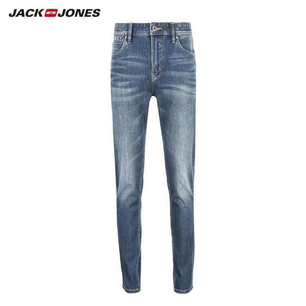 JackJones Men's Stretch Jeans men Elastic Cotton Denim Pants Loose Fit Trousers New Brand Menswear 219132584