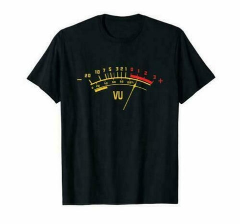 VU Meter Sound Engineer Analog Tops Tee T Shirt Black T-Shirt M Xl 2xl 3xl For Men Women Tshirt S-5XL Size 11 Colors