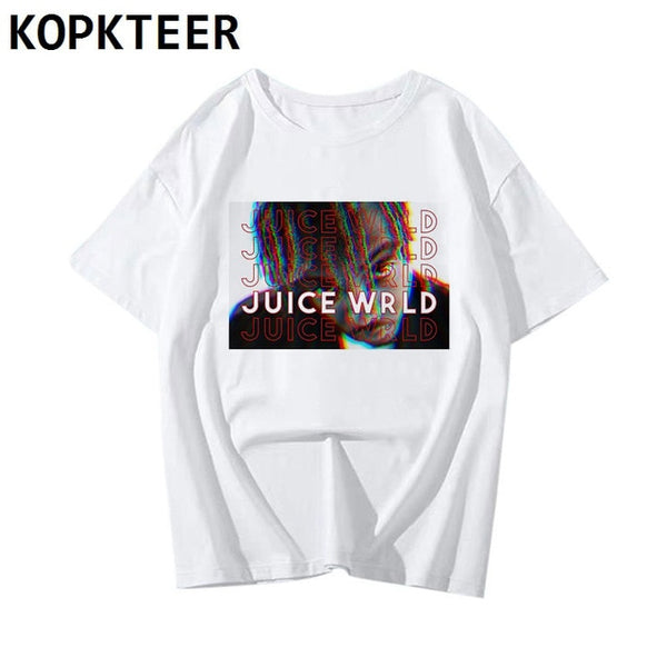 Hip Hop Singer Juice Wrld RIP Print Harajuku Tee Men 2019 Streetwear Rapper T Shirt Casual Tops Anime Shirt Male Camiseta Hombre