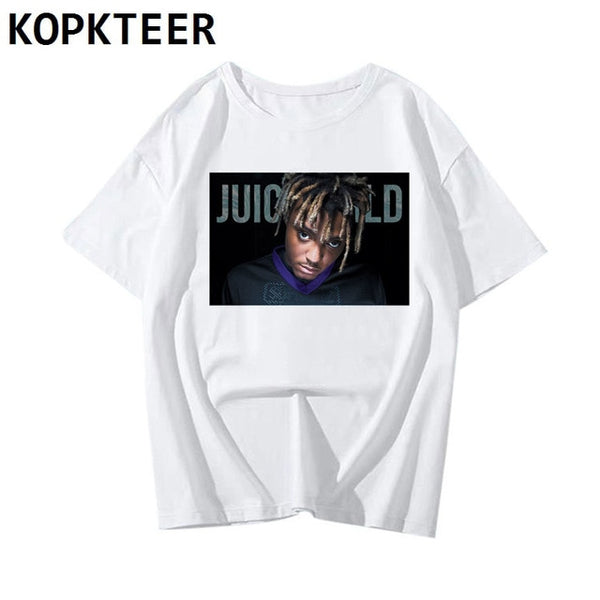 Hip Hop Singer Juice Wrld RIP Print Harajuku Tee Men 2019 Streetwear Rapper T Shirt Casual Tops Anime Shirt Male Camiseta Hombre