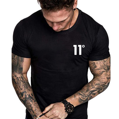 11 Letter Printed  T Shirt Men Fashion O-neck T-shirt Summer 2019 Streetwear Loose Oversized Tshirt Men