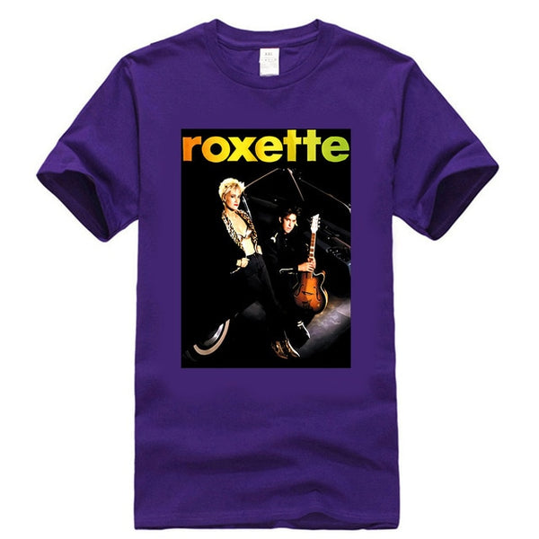 Roxette Join The Joyride Pop Rock Band Men'S T-Shirt Size S-3Xl High Quality Casual Printing Tee Shirt