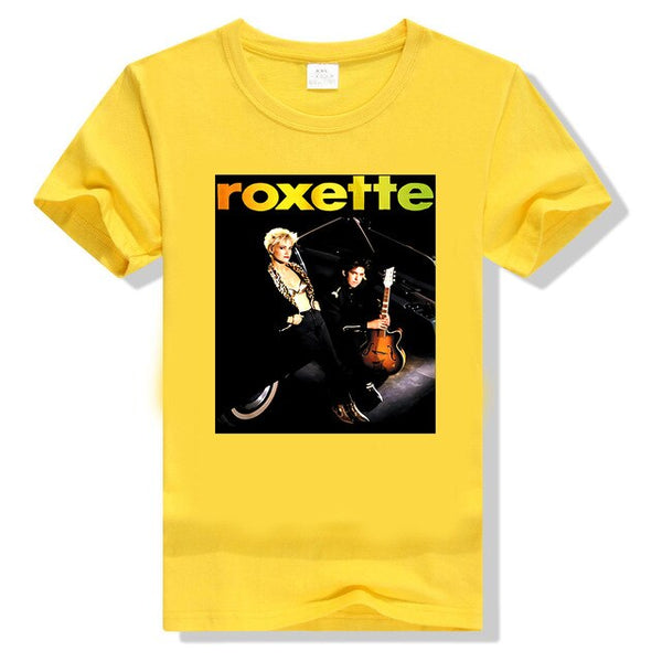 Roxette Join The Joyride Pop Rock Band Men'S T-Shirt Size S-3Xl High Quality Casual Printing Tee Shirt