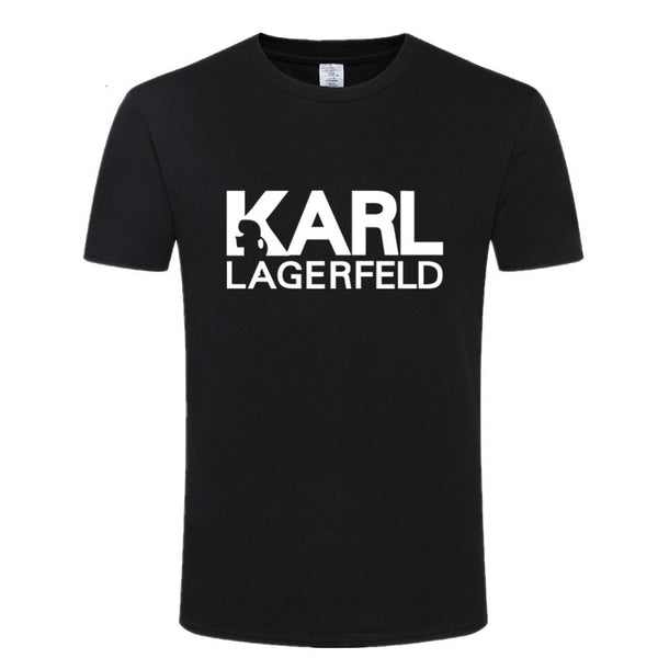 one yona Karl Lagerfeld T shirt men Unisex summer 2019 Vogue Short Sleeve Funny T Shirts Harajuku Tumblr Karl Who Tshirt Men