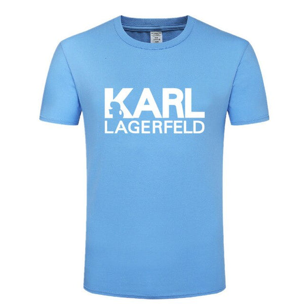 one yona Karl Lagerfeld T shirt men Unisex summer 2019 Vogue Short Sleeve Funny T Shirts Harajuku Tumblr Karl Who Tshirt Men