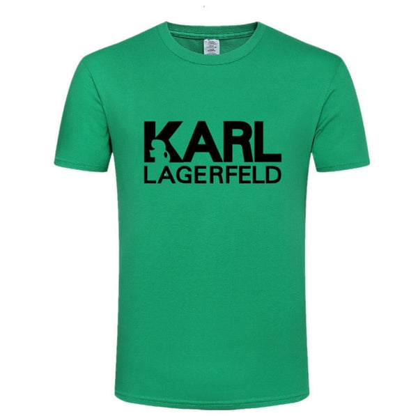 one yona Karl Lagerfeld T shirt men Unisex summer 2019 Vogue Short Sleeve Funny T Shirts Harajuku Tumblr Karl Who Tshirt Men