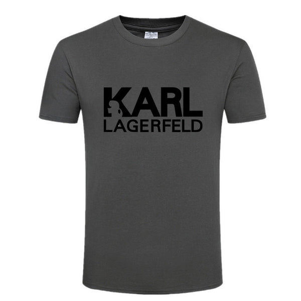 one yona Karl Lagerfeld T shirt men Unisex summer 2019 Vogue Short Sleeve Funny T Shirts Harajuku Tumblr Karl Who Tshirt Men