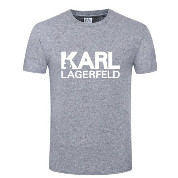 one yona Karl Lagerfeld T shirt men Unisex summer 2019 Vogue Short Sleeve Funny T Shirts Harajuku Tumblr Karl Who Tshirt Men