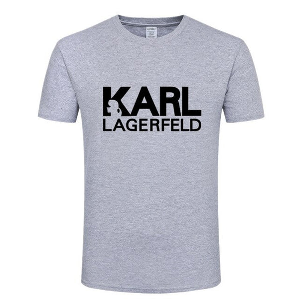 one yona Karl Lagerfeld T shirt men Unisex summer 2019 Vogue Short Sleeve Funny T Shirts Harajuku Tumblr Karl Who Tshirt Men