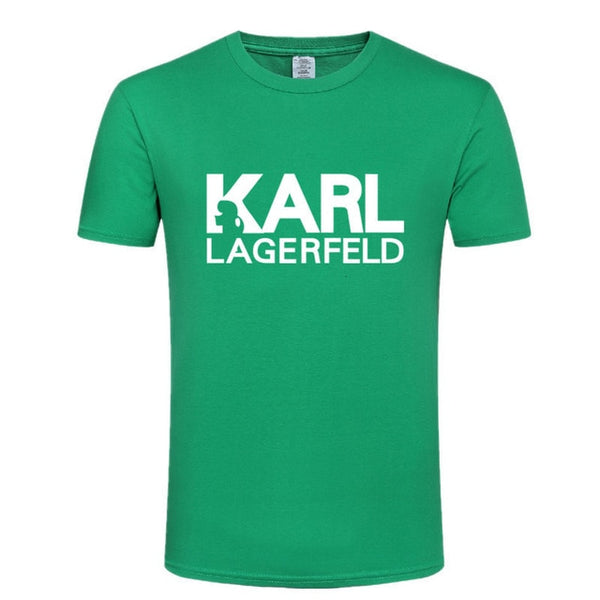 one yona Karl Lagerfeld T shirt men Unisex summer 2019 Vogue Short Sleeve Funny T Shirts Harajuku Tumblr Karl Who Tshirt Men