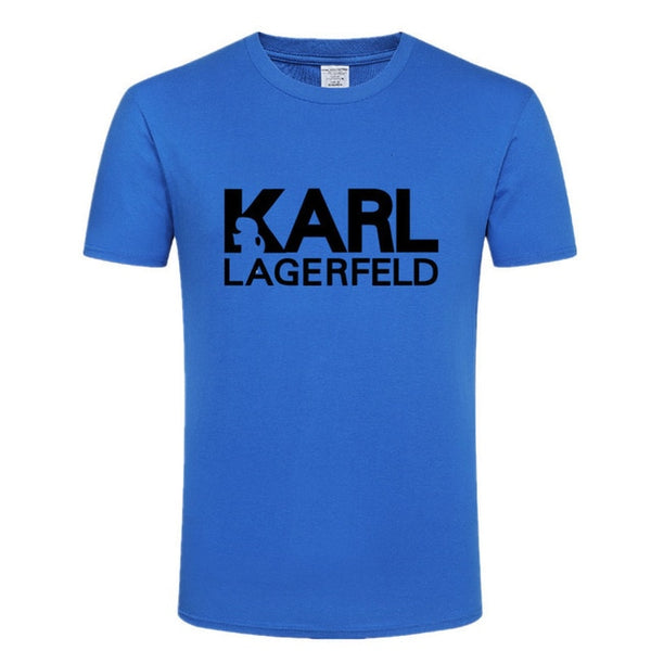 one yona Karl Lagerfeld T shirt men Unisex summer 2019 Vogue Short Sleeve Funny T Shirts Harajuku Tumblr Karl Who Tshirt Men