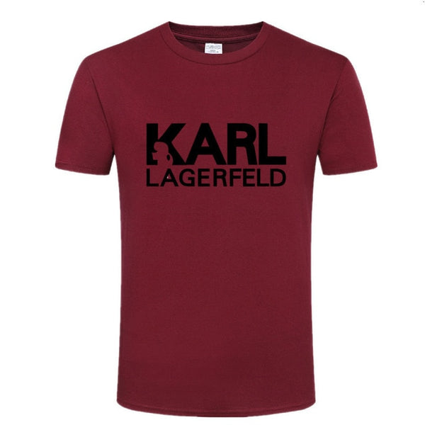 one yona Karl Lagerfeld T shirt men Unisex summer 2019 Vogue Short Sleeve Funny T Shirts Harajuku Tumblr Karl Who Tshirt Men