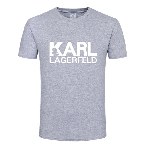 one yona Karl Lagerfeld T shirt men Unisex summer 2019 Vogue Short Sleeve Funny T Shirts Harajuku Tumblr Karl Who Tshirt Men