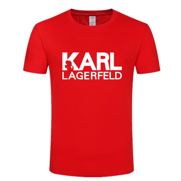 one yona Karl Lagerfeld T shirt men Unisex summer 2019 Vogue Short Sleeve Funny T Shirts Harajuku Tumblr Karl Who Tshirt Men