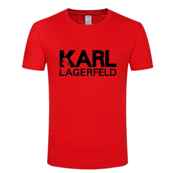 one yona Karl Lagerfeld T shirt men Unisex summer 2019 Vogue Short Sleeve Funny T Shirts Harajuku Tumblr Karl Who Tshirt Men