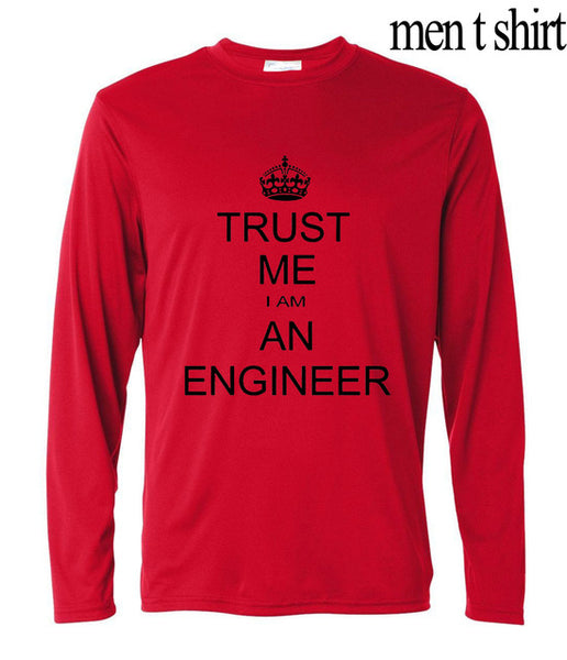 Autumn Men harajuku long sleeve T Shirt Keep Calm Trust Me I Am An Engineer funny print Cotton brand Clothing  Camiseta