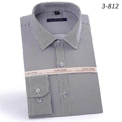 Recommend good Quality cotton and bamboo fiber micro-elastic slim fit long sleeve without chest pocket business men dress shirts