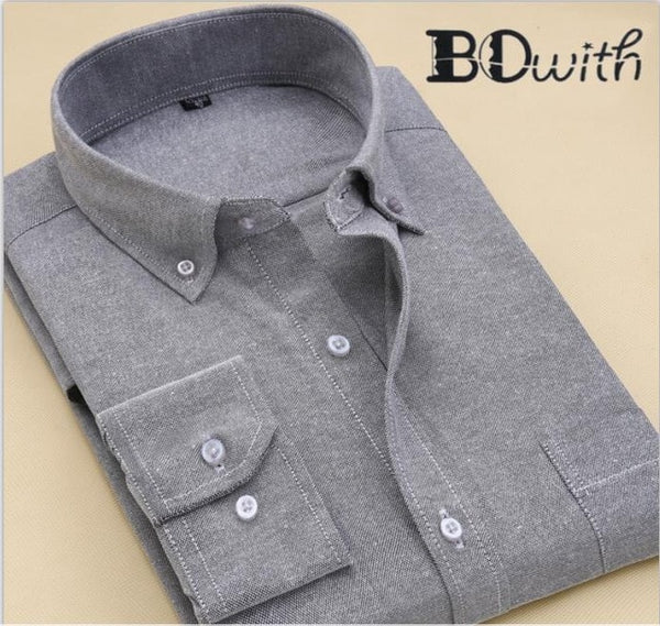 Light Blue Striped French Cufflink Men Shirt Long Sleeved Shirt Male Social Business Dress Work Men Business Shirts  Formal 4XL