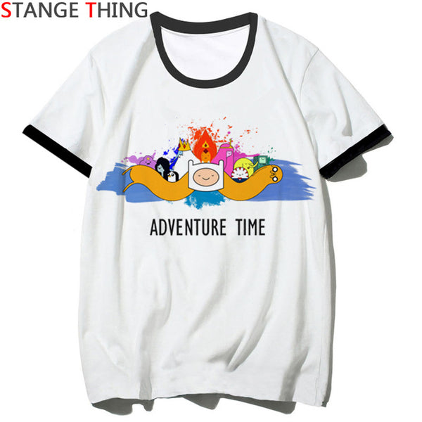 Adventure Time Play Video Games Funny T Shirt  for Men/women Cartoon Print T-shirt Summer Unisex Tshirt Cool Top Tee Male/female