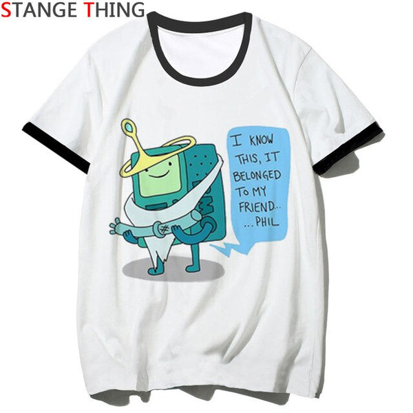 Adventure Time Play Video Games Funny T Shirt  for Men/women Cartoon Print T-shirt Summer Unisex Tshirt Cool Top Tee Male/female