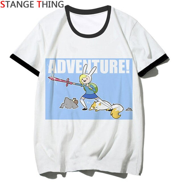 Adventure Time Play Video Games Funny T Shirt  for Men/women Cartoon Print T-shirt Summer Unisex Tshirt Cool Top Tee Male/female