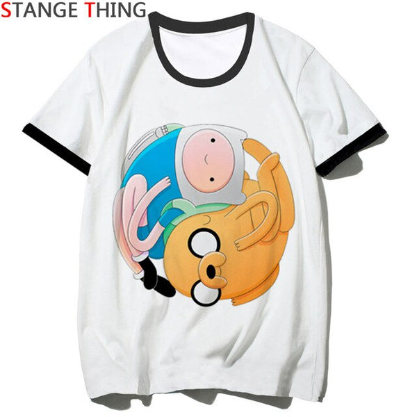 Adventure Time Play Video Games Funny T Shirt  for Men/women Cartoon Print T-shirt Summer Unisex Tshirt Cool Top Tee Male/female